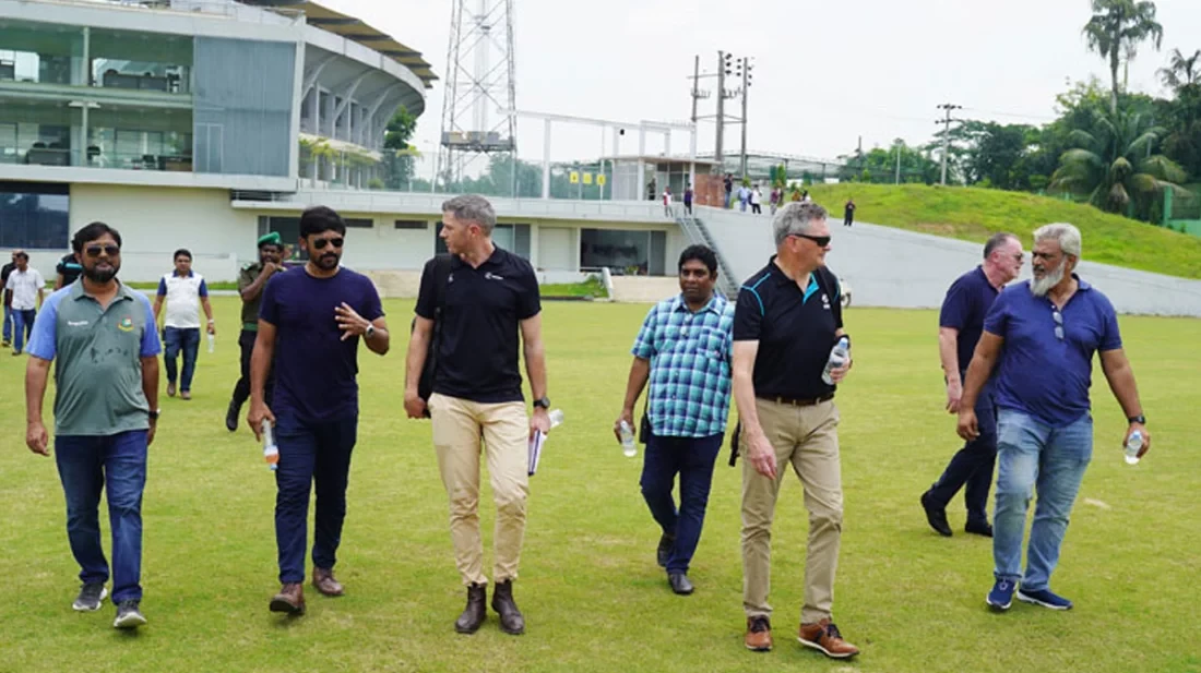 সিলেট স্টেডিয়াম নিয়ে সন্তুষ্ট নিউজিল্যান্ড প্রতিনিধি দল