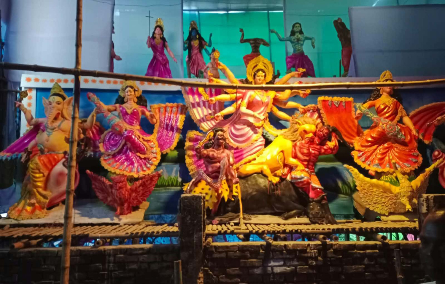 কাউনিয়ায় ৭৫ পূজামণ্ডপে শারদীয় দুর্গা উৎসব।থাকছে কঠোর নিরাপত্তা