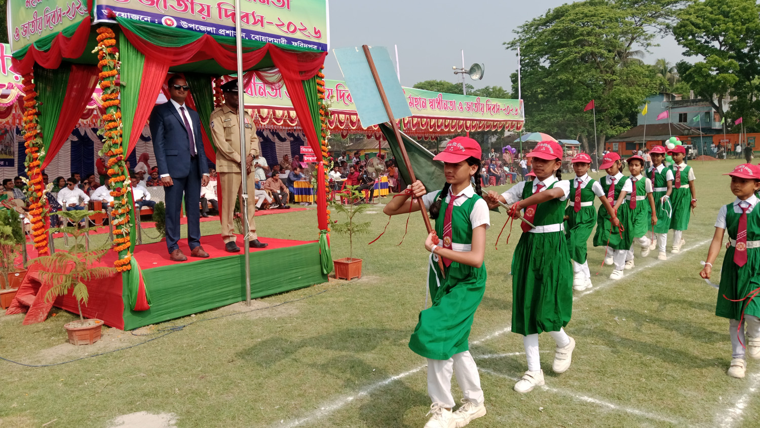 বোয়ালমারীতে যথাযোগ্য মর্যাদায় স্বাধীনতা দিবস পালিত