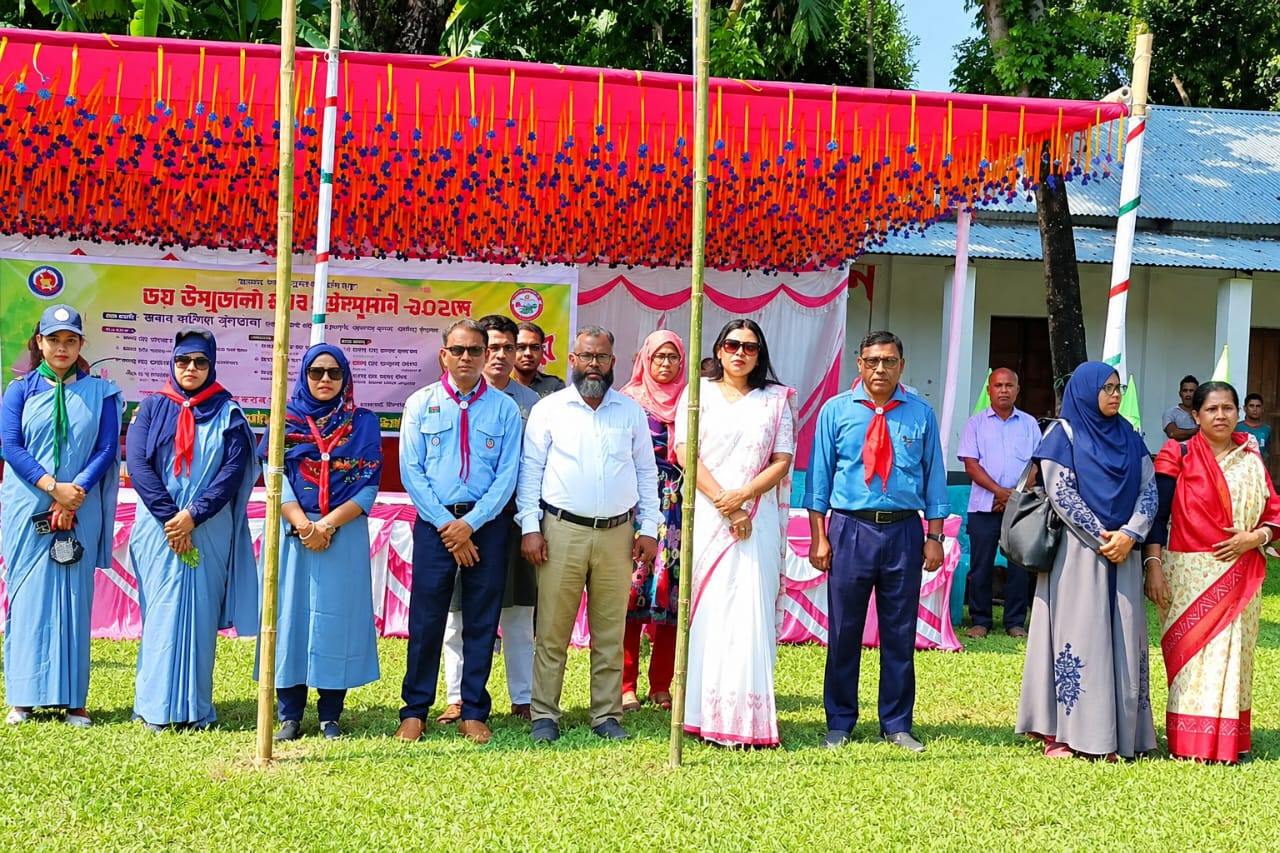 কাউনিয়ায় ৩য় উপজেলা কাব ক্যাম্পুরীর উদ্বোধন