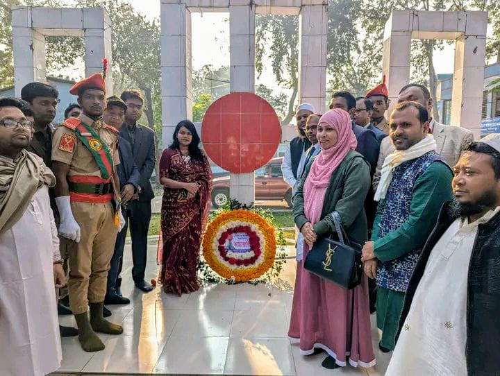 আলফাডাঙ্গায় যথাযোগ্য মর্যাদায় মহান বিজয় দিবস ২০২৫ উদযাপন।
